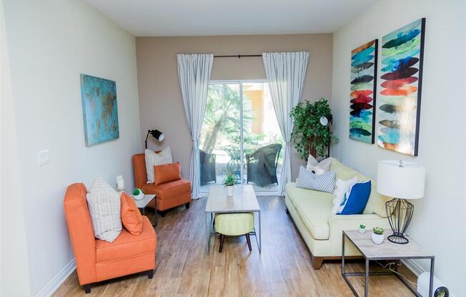 Spacious Living Room at Medici Apartment Homes, Bermuda Dunes, 92203