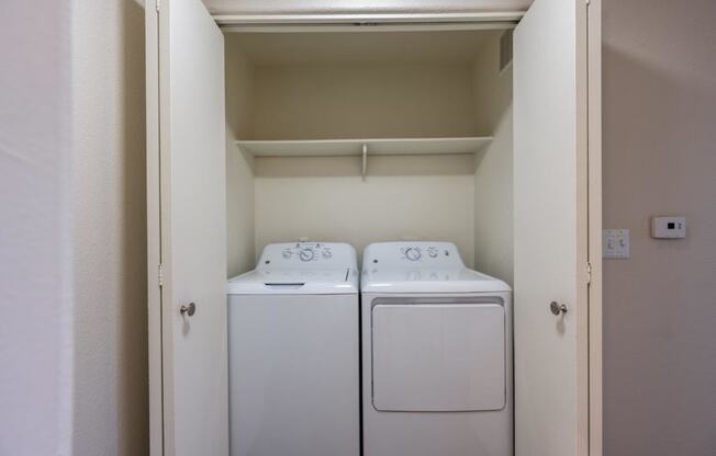 Bayside Apartments Laundry Closet