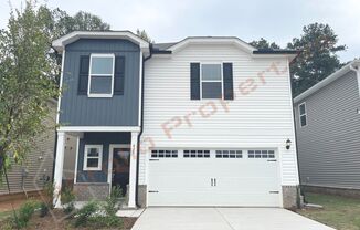 Beautiful brand new 4 Bedroom 2.5 Bathroom Complete with a Spacious Loft, Attached 2 Car Garage and Backyard in Oak Manor, Garner, Available Now!