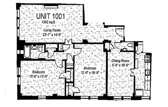 2 beds, 1.5 baths, 1,392 sqft, $2,150