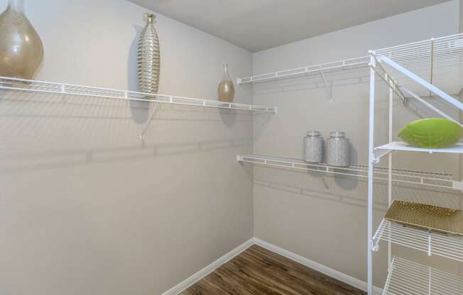 Closet area at The Cantera by Picerne, Las Vegas, 89139