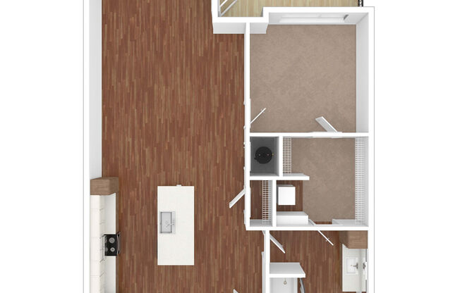 1 bed, 1 bath, 755 sqft, $1,584