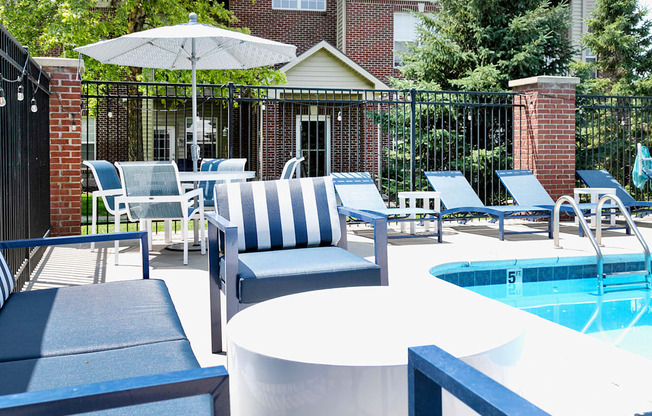 Sparkling Pool at The Landings in Bellevue, NE