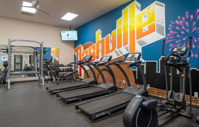 Cardio Machines at Centennial Crossing Apartments in Nashville Tennessee