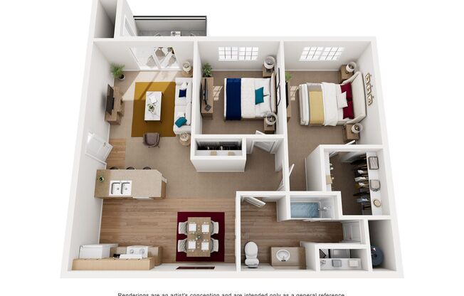 2 beds, 1 bath, 918 sqft, $1,325, Unit 152