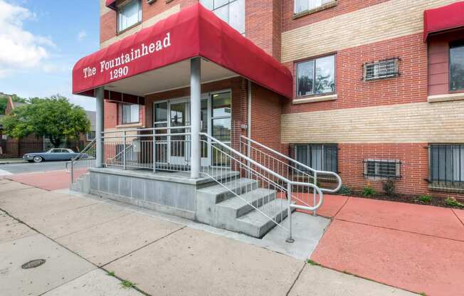 The Entrance to our Apartment at Fountainhead Apartments, Colorado, 80203