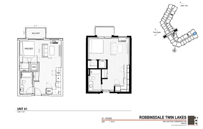 Studio, 1 bath, 483 sqft, $1,295, Unit 140