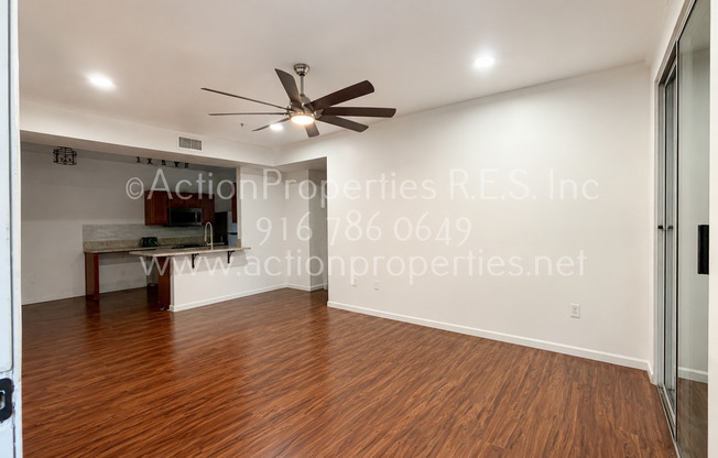 Move in Special 1/2 of one months Rent:Gated Reserves - 3 Bed, 2 Bath -Downstairs - Access to Pool, Gym, and More! 2 Assigned Parking