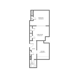 1 bed, 1 bath, 635 sqft, $1,133