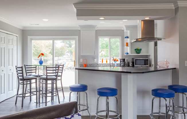 Clubhouse Kitchen Area at Bainbridge Park