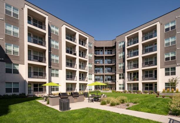 Courtyard View at Garden Lofts Affordable Apartments Downtown SLC UT