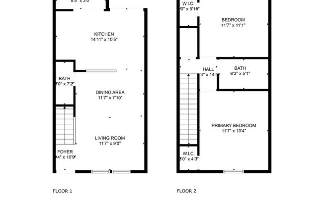 2 beds, 1.5 baths, $850, Unit 3707 Malibu Lane - C