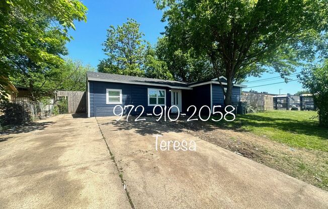 COMING SOON! Beautiful 4 bed 2 bath Home for Rent in Dallas!