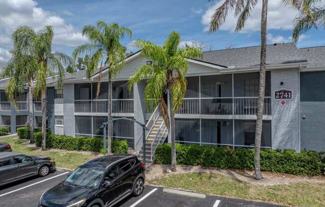 The Park at Positano Apartments in Fort Meyers, Florida Exterior and Parking Lot