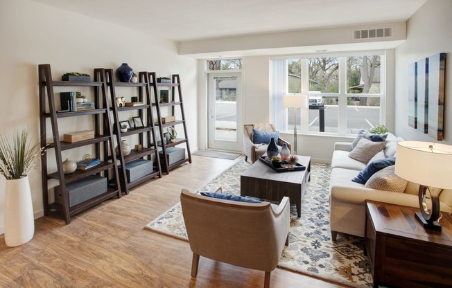 Living Room at Landings of Lexington, Lexington, MN 55014