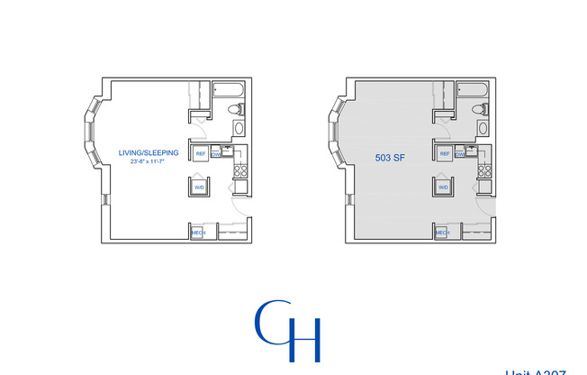 Studio, 1 bath, 500 sqft, $1,489, Unit A-307
