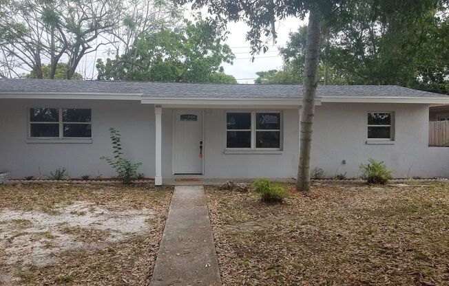 Newly Renovated 3 Bed / 2 Bath Home in North St. Pete – Available Now!
