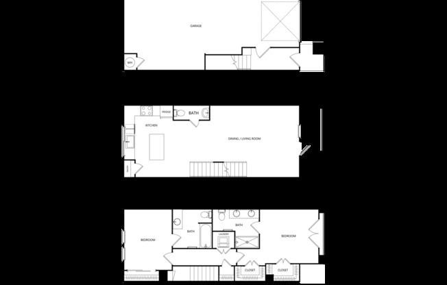 2 beds, 2.5 baths, 1,332 sqft, $2,683