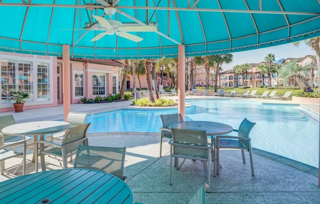 Lounge by the private beach and/or community pool | Las Palmas | Clear Lake, Texas