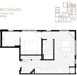 1 bed, 1 bath, 716 sqft, $1,871