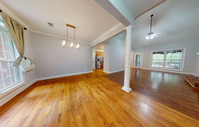 One Level 4 Bedroom Brick Home on N. College St