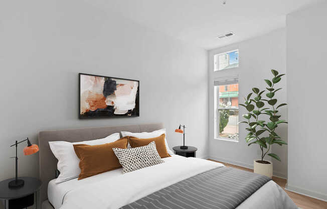 Bedroom with Hard Surface Flooring