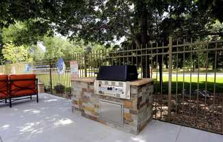 Outdoor Grills at Woodland Hills Apartments, Colorado Springs, CO, 80918