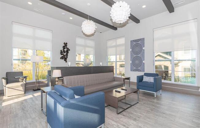Large Interactive One White Oak Clubhouse in Georgia Apartment Rentals for Rent