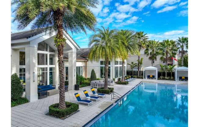 Pool View at Sancerre at Sand Lake Apartments