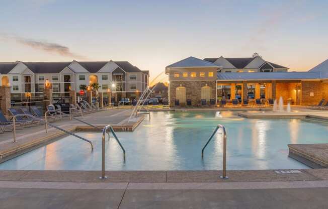 Sparkling Pool at Parkside Grand Apartments in Pensacola, FL