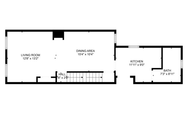 2 beds, 1 bath, 833 sqft, $1,195, Unit Apt 2