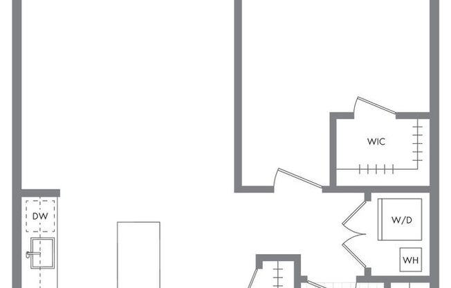 1 bed, 1 bath, 684 sqft, $2,223, Unit Residence 424