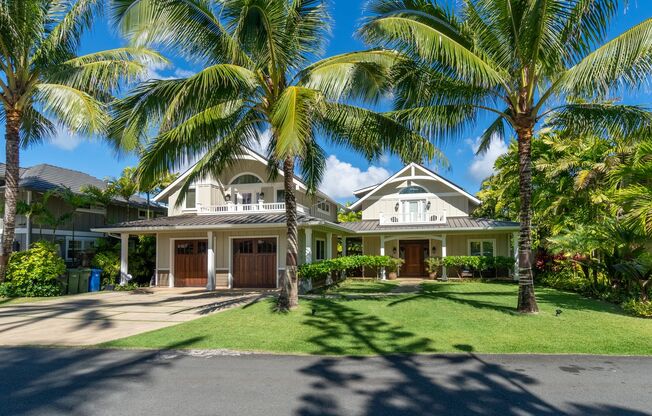 Stunning Fully-Furnished 3 Bedroom, 3.5 Bath Home With Pool and Spa on Quiet Beachside Lane Near Kailua Town, Available May 15, 2024 for 6 Months.