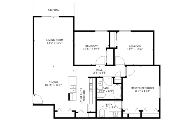 3 beds, 1.5 baths, 1,100 sqft, $1,695, Unit 2021-301