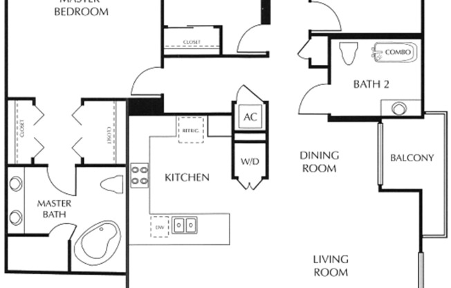3 beds, 2.5 baths, 1,605 sqft, $4,150, Unit 604