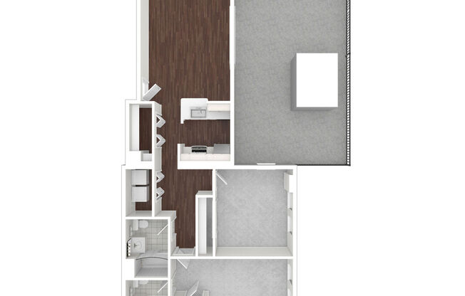 2 beds, 2 baths, 1,030 sqft, $3,450