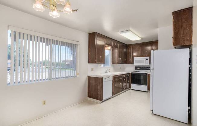 Modular Kitchen at Barcelona Apartments, Visalia, CA, 93277