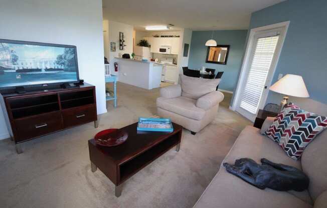 Academy Village Apartments Living Room Area