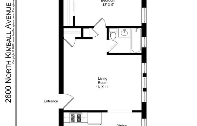 1 bed, 1 bath, 610 sqft, $1,850, Unit 312