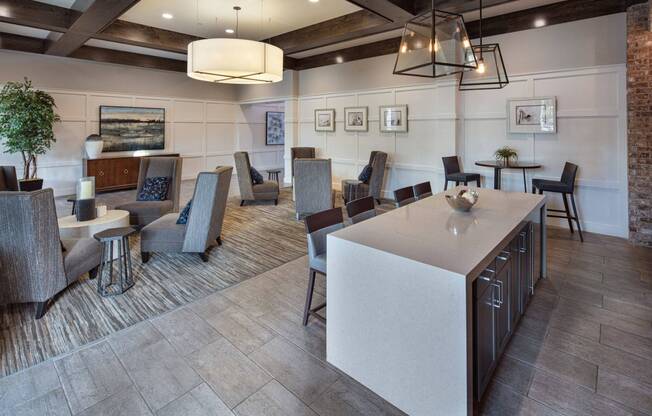 Resident Lounge with Coffee Bar