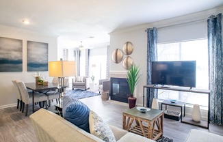 Model Living room and sunroom at  Lincoln at Wolfchase, Cordova TN 38016