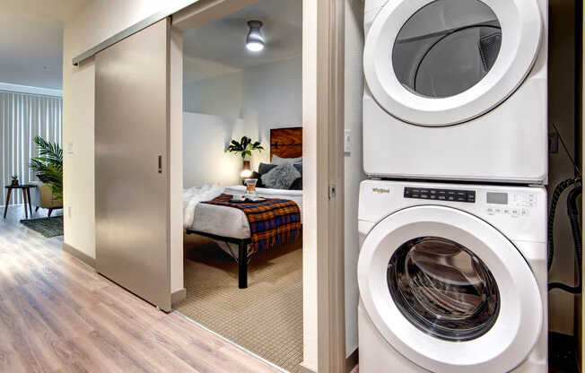 Bedroom and In-home Washer and Dryer