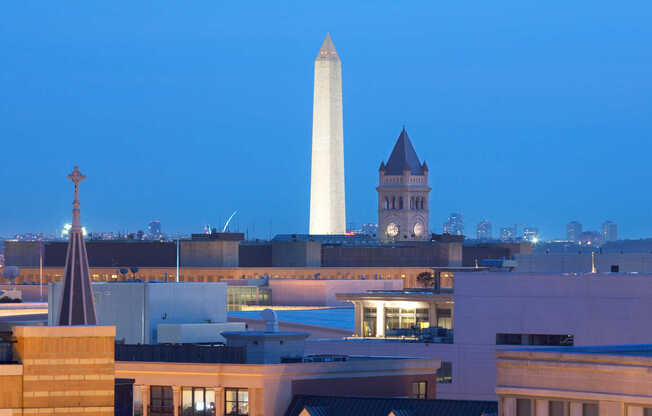 Views of Capitol and Washington Monument