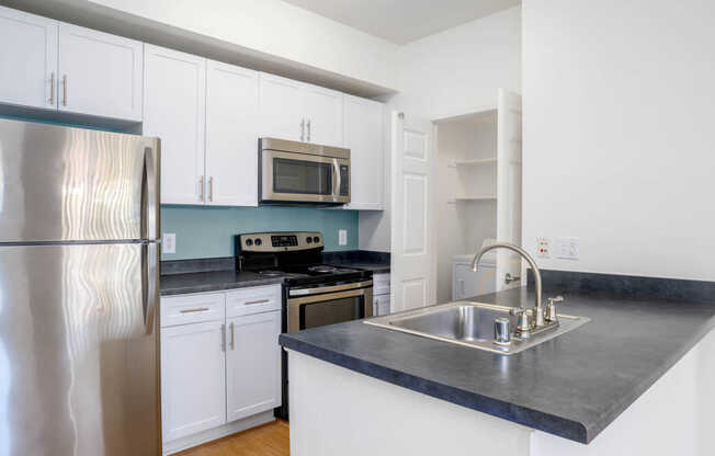 Kitchen with Stainless Steel Appliances
