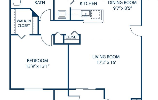 1 bed, 1 bath, 880 sqft, $1,399, Unit 2108