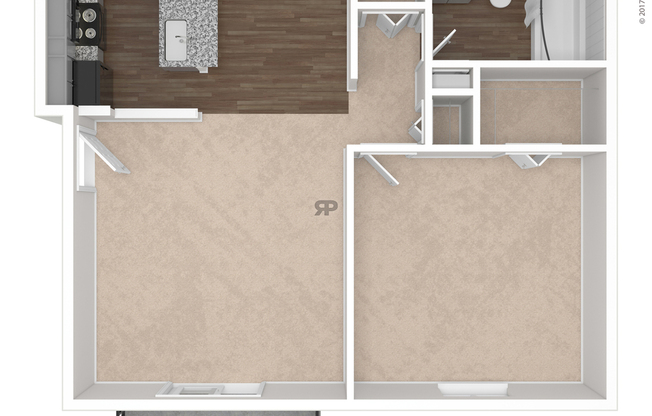 1 bed, 1 bath, 710 sqft, $950